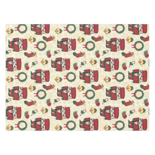 Nutcracker Holiday Kerstmis Tafelkleed (Voorkant (Horizontaal))