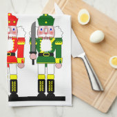Nutcracker Holiday-kersttheehanddoek Theedoek (Quarter Fold)