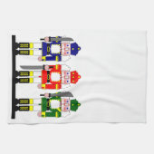 Nutcracker Holiday-kersttheehanddoek Theedoek (Horizontaal)