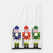 Nutcracker Holiday-kersttheehanddoek Theedoek (Verticaal)