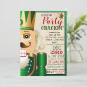Nutcracker Holiday-kerstuitnodiging Kaart (Staand voorkant)