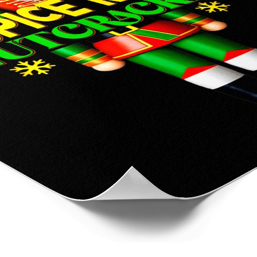 Nutcracker Hosce Nurse Festive Christmas Holiday S Poster (Hoek)