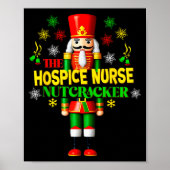 Nutcracker Hosce Nurse Festive Christmas Holiday S Poster (Voorkant)
