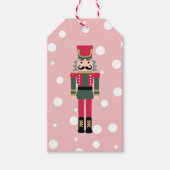 Nutcracker Illustratie kerstontwerp Klassiek Cadeaulabel (Voorkant)