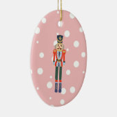 Nutcracker Illustratie kerstontwerp Klassiek Keramisch Ornament (Rechts)