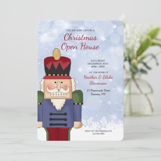 Nutcracker Invitation Kaart (Staand voorkant)
