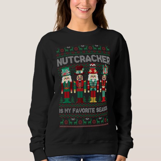 Nutcracker is mijn favoriete seizoen Deez Nuts Ugl Trui (Voorkant)