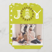 Nutcracker Joy Holiday-fotokaart Feestdagenkaart (Voorkant / Achterkant)