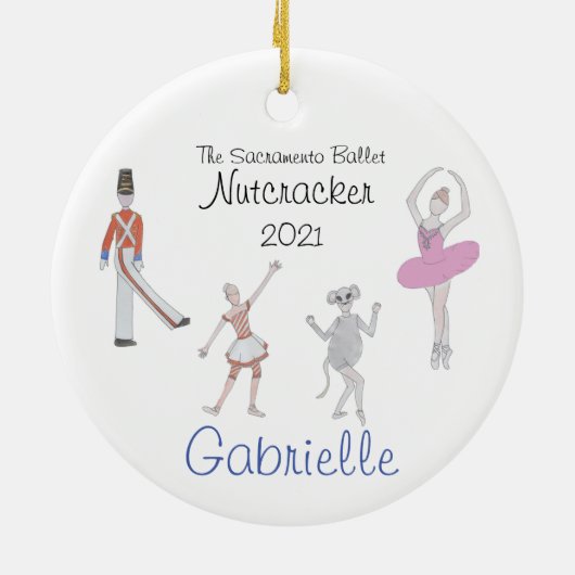 Nutcracker Keepomwille Ornament (aangepast) (Achterkant)