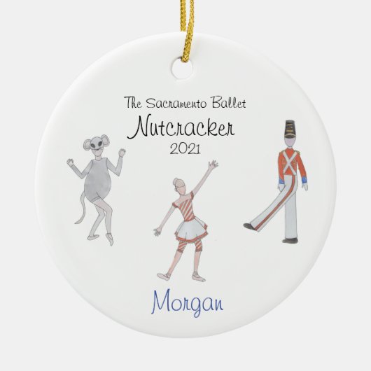Nutcracker Keepomwille Ornament (aangepast) (Voorkant)