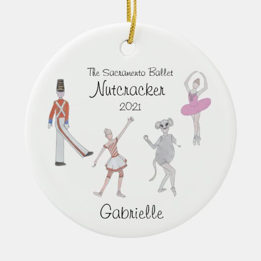 Nutcracker Keepomwille Ornament (aangepast) (Voorkant)