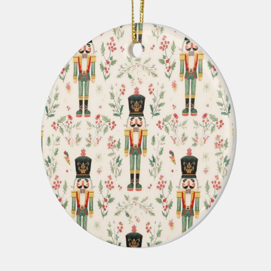 Nutcracker Keramisch Ornament (Links)