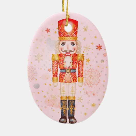 Nutcracker Keramisch Ornament (Achterkant)