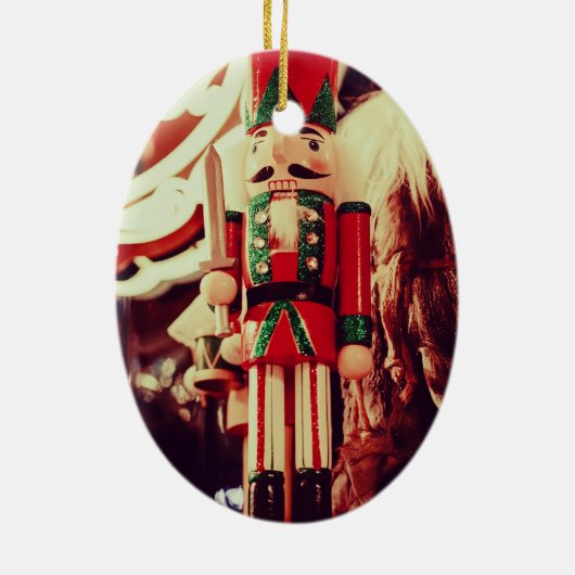 Nutcracker Keramisch Ornament (Achterkant)