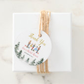 Nutcracker Kerst Bruidsfeest Bedankjes Labels (In situ)