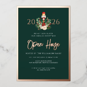 Nutcracker Kerst Open Huis Script Folie Uitnodiging