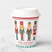 Nutcracker kerstballet Speelgoed Soldaat Name Papieren Bekers (Voorkant)