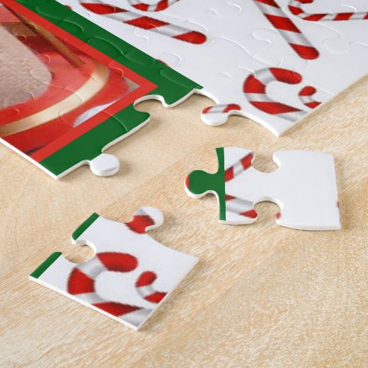 Nutcracker kerstcadeau voor Grandma Custom Names Legpuzzel (Zijkant)