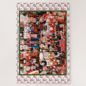 Nutcracker kerstcadeau voor Grandma Custom Names Legpuzzel (Verticaal)