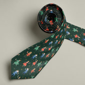 Nutcracker Kerstcocktails Patroon met Monogram Stropdas