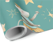 Nutcracker kerstfeestay Green Cadeaupapier (Rol Hoek)