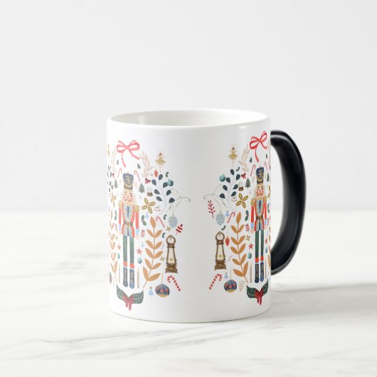 Nutcracker kerstkoffie magische mok (Voorkant rechts)