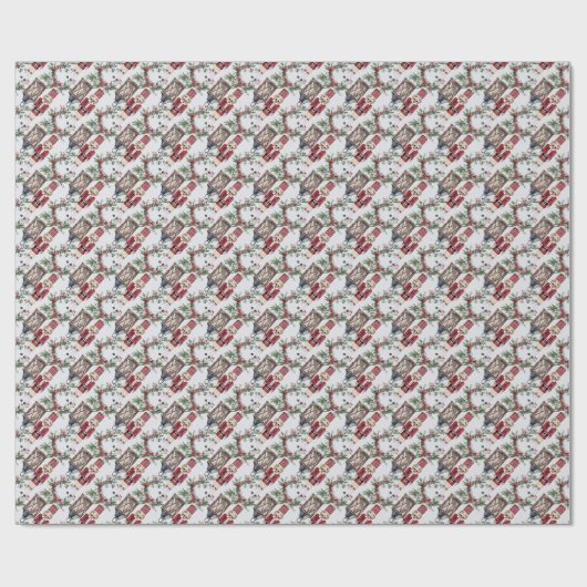 Nutcracker-kerstmagisch Cadeaupapier (Vlak)