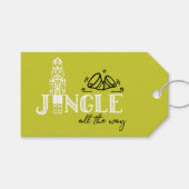 Nutcracker Kerstmis Gepersonaliseerd Groen Cadeaulabel (Voorkant (Horizontaal))