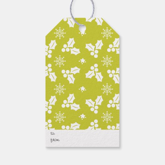 Nutcracker Kerstmis Gepersonaliseerd Groen Cadeaulabel (Achterkant)