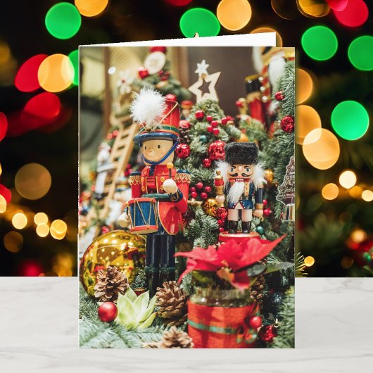 Nutcracker Kerstmis Personaliseer teksthandtekenin Feestdagen Kaart