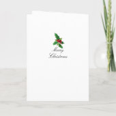 Nutcracker Kerstmis Personaliseer teksthandtekenin Feestdagen Kaart (Achterkant)