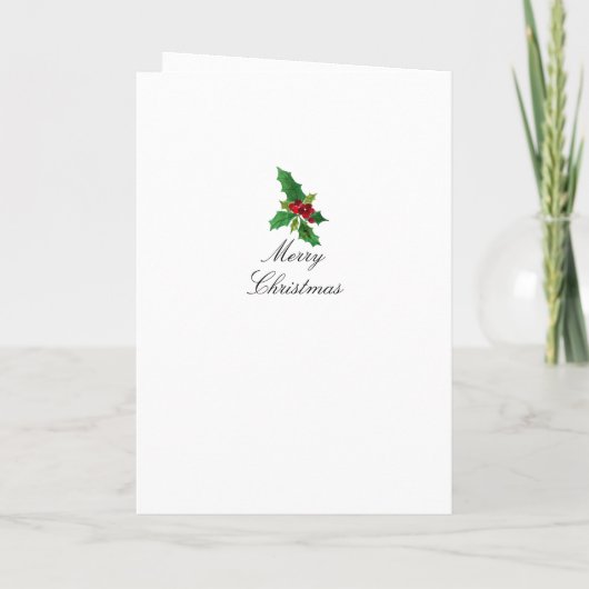 Nutcracker Kerstmis Personaliseer teksthandtekenin Feestdagen Kaart (Achterkant)