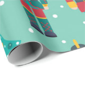 Nutcracker-kerstpatroon Cadeaupapier (Rol Hoek)