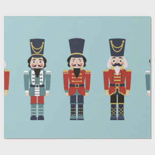 Nutcracker-kerstpatroon Cadeaupapier