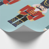 Nutcracker-kerstpatroon Cadeaupapier (Hoek)