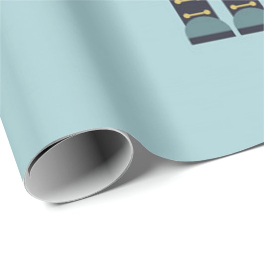 Nutcracker-kerstpatroon Cadeaupapier (Rol Hoek)