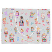Nutcracker-kerstpatroon Groot Cadeauzakje (Achterkant)