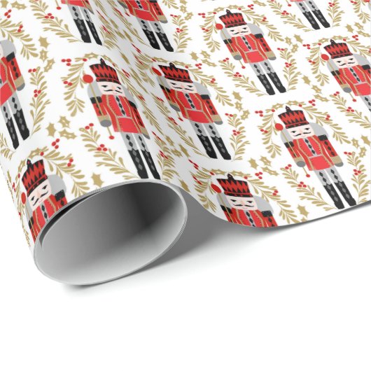 Nutcracker kerstprins cadeaupapier (Rol Hoek)