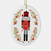Nutcracker kerstprins keramisch ornament (Rechts)
