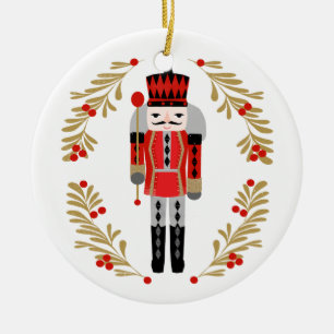 Nutcracker kerstprins keramisch ornament