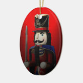 Nutcracker-kerstversiering Keramisch Ornament (Links)
