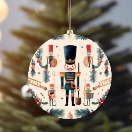 Nutcracker-kerstversiering Keramisch Ornament