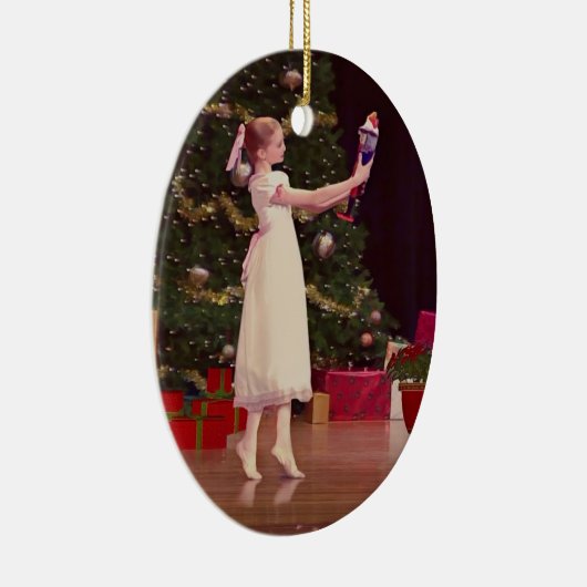 Nutcracker-kerstversiering Keramisch Ornament (Rechts)