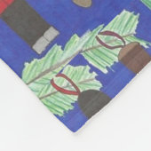 Nutcracker kerstvleece Blanket Fleece Deken (Hoek)