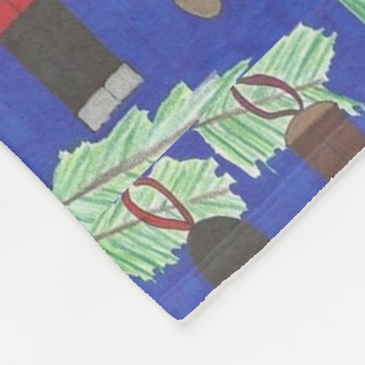 Nutcracker kerstvleece Blanket Fleece Deken (Hoek)
