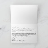 Nutcracker Klantwaardering Bedrijf Feestdagen Kaart (Binnen)