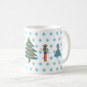 Nutcracker laat het de Mok van de kerstkoffie snee (Voorkant rechts)