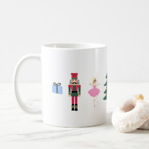 Nutcracker laat het de Mok van de kerstkoffie snee