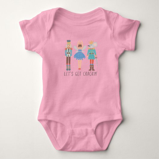 Nutcracker Laten we Unisex Baby Bodysuit aanhalen (Voorkant)