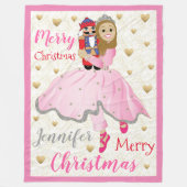 Nutcracker Lt Brwn Hair Fleece Blanket/Large Deken (Voorkant)